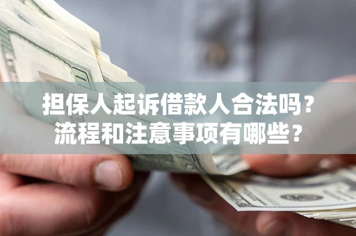 济南担保人起诉借款人合法吗？流程和注意事项有哪些？