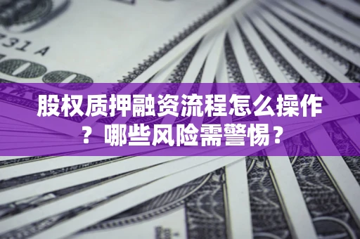 济南股权质押融资流程怎么操作？哪些风险需警惕？