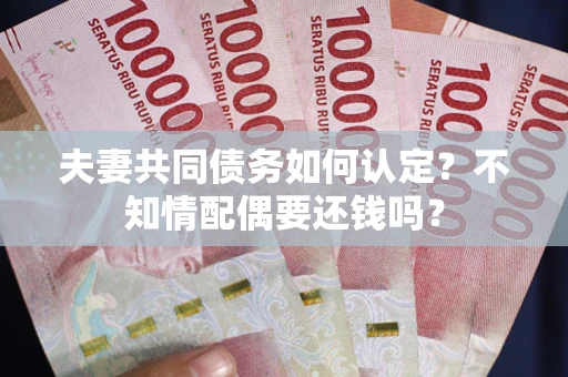 济南夫妻共同债务如何认定？不知情配偶要还钱吗？
