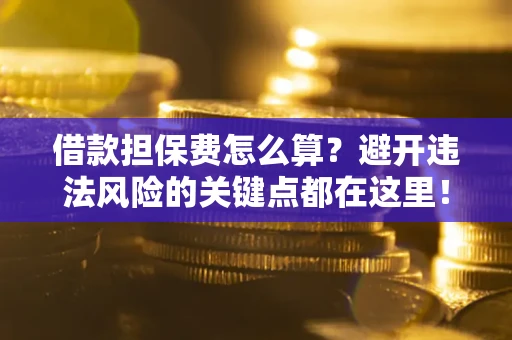 济南借款担保费怎么算？避开违法风险的关键点都在这里！