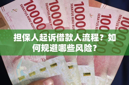 济南担保人起诉借款人流程？如何规避哪些风险？