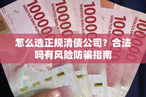 济南怎么选正规清债公司？合法吗有风险防骗指南