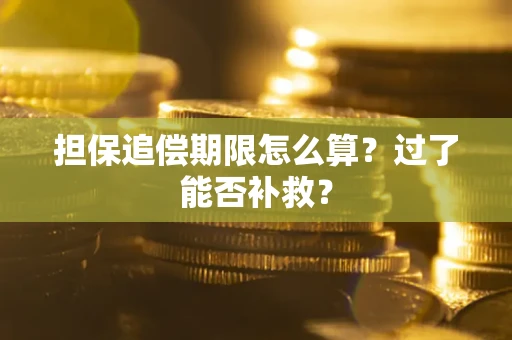 济南担保追偿期限怎么算？过了能否补救？